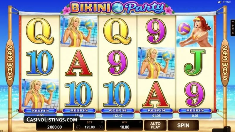 Bikini Party Slot Microgaming