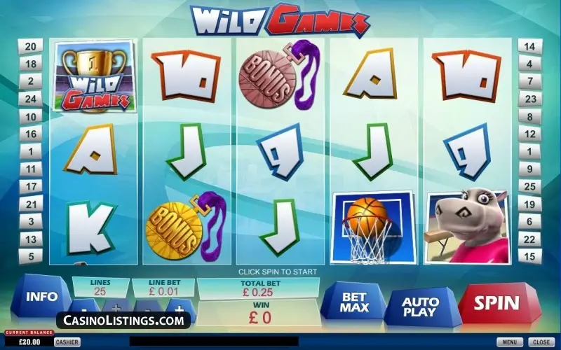 Wild Games Slot Playtech